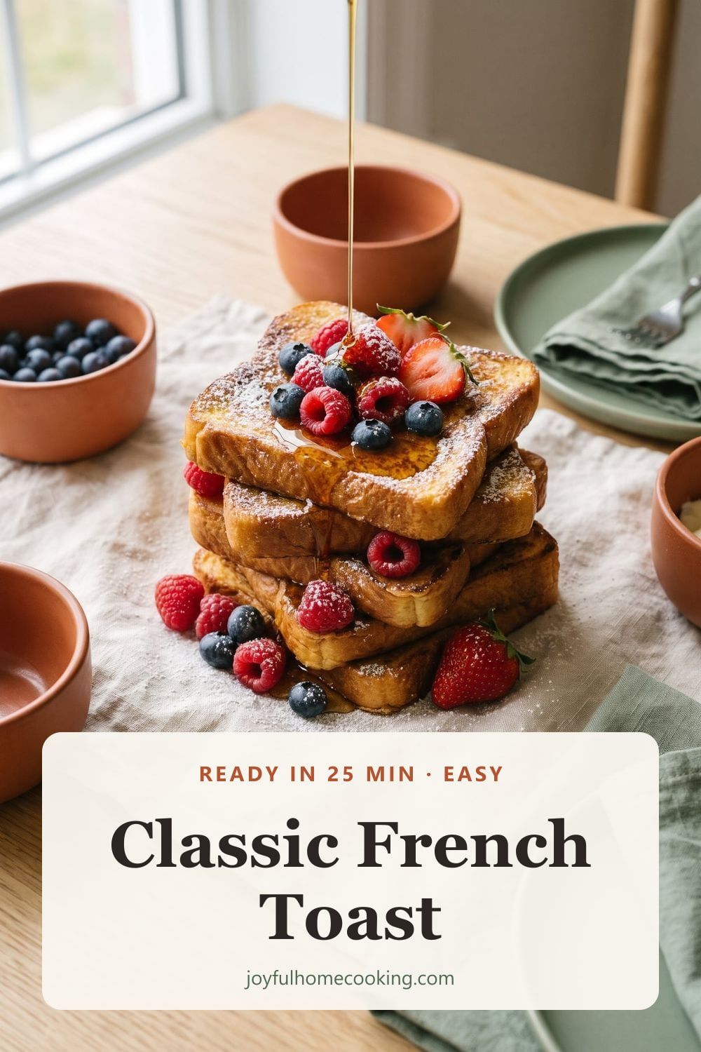 Classic French toast Pinterest image